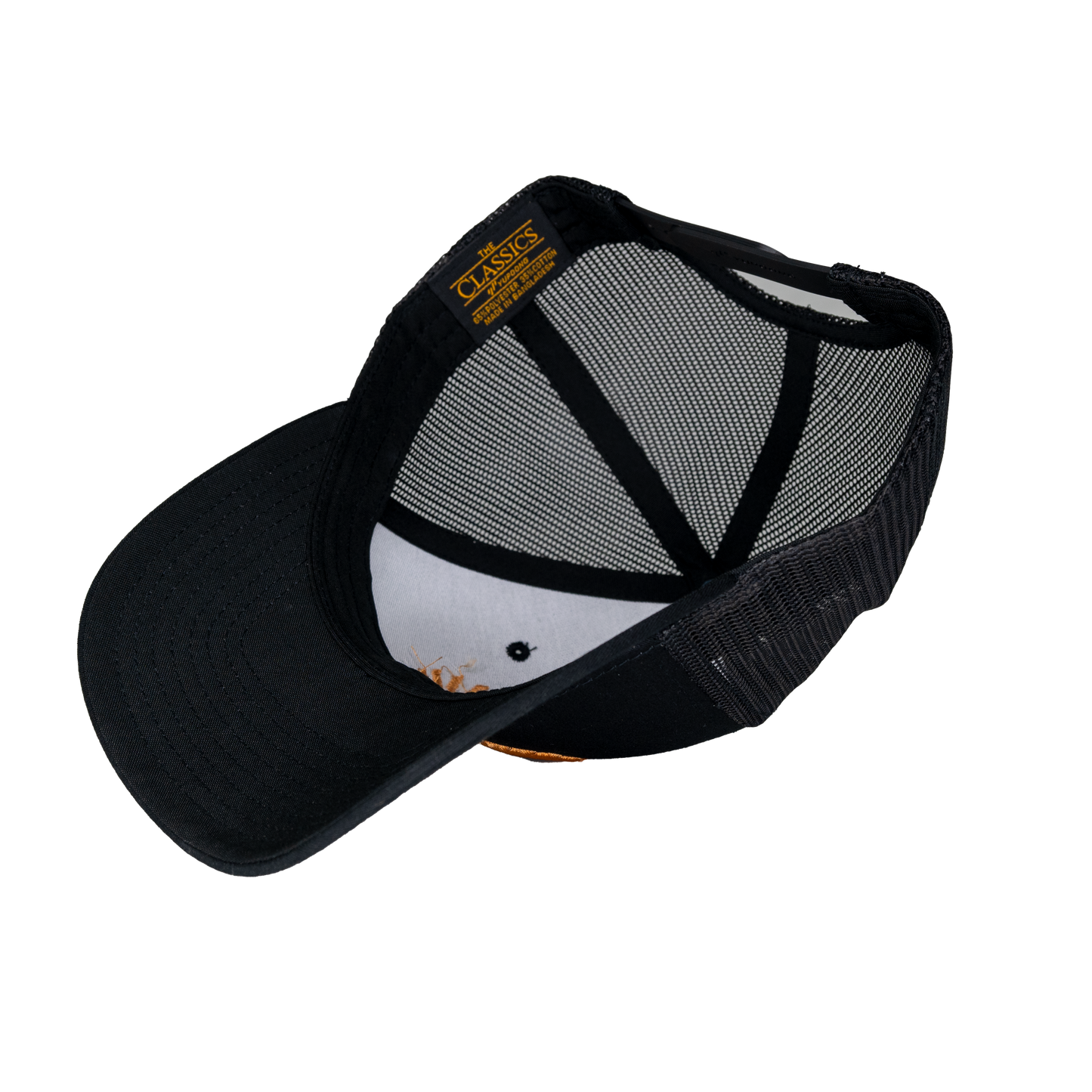 Black-on-black Trucker Hat